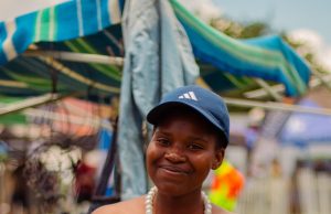 Clarens based Nthabiseng Matjelo express herself through fine arts