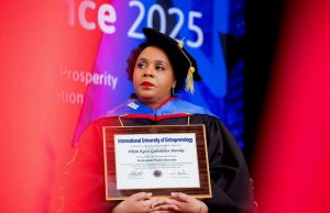 CUT Vice-Chancellor congratulates Kgosi Gaboilelwe Moroka for receiving Professional Higher Doctorate from International University of Entreprenology